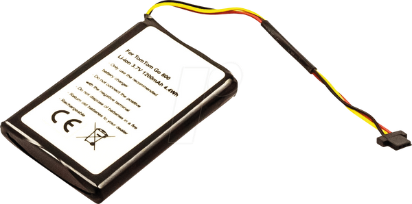 GPS акумулятор, TomTom Go 60, Li-Ion, 1200 мАг