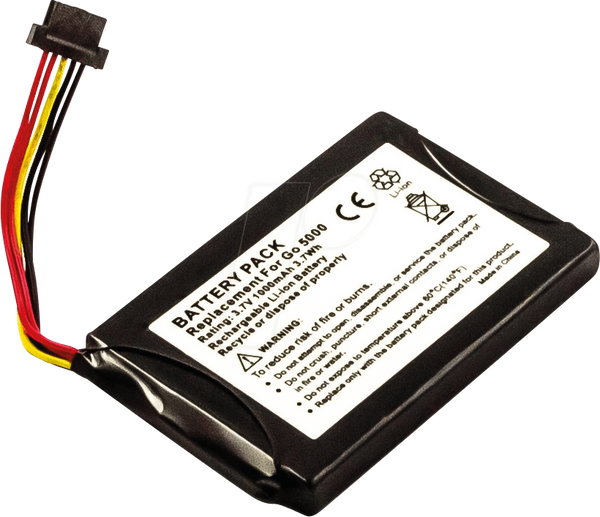 GPS акумулятор, TomTom Go 5000, Li-Ion, 1000 мАг