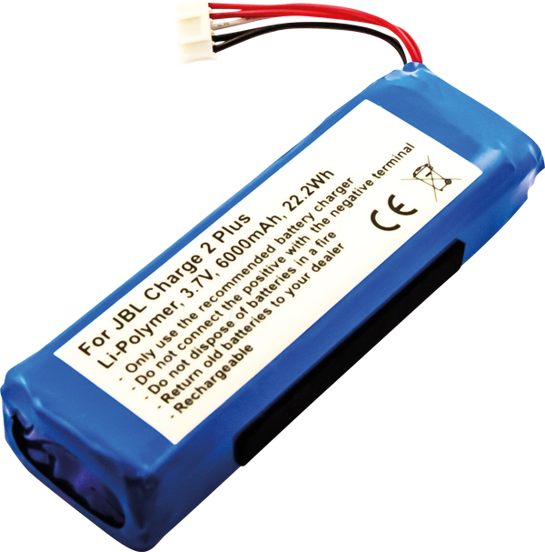 FREI Battery for JBL Charge Plus, Li-Po, 6000 mAh Batteries