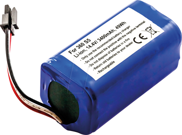 Акумулятор для 360 S5, Li-Ion, 2600 мАг