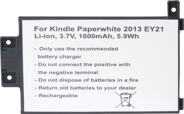 1600 mAh, Li-Ion для AMAZON Kindle Paperwhite 2013