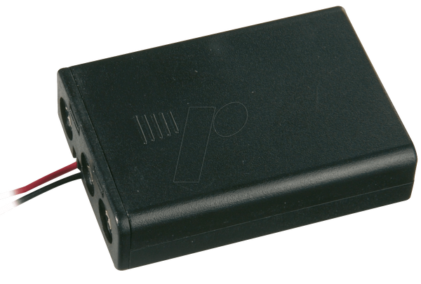 Держатель для батарей 3x Micro AAA, закрытый