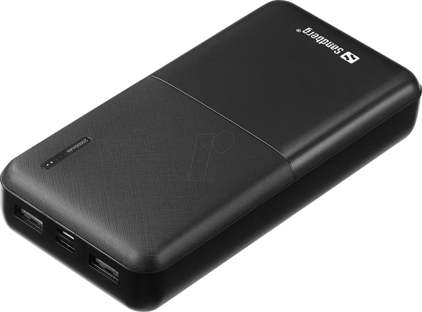 Зовнішній акумулятор 20 000 мАг, USB-C