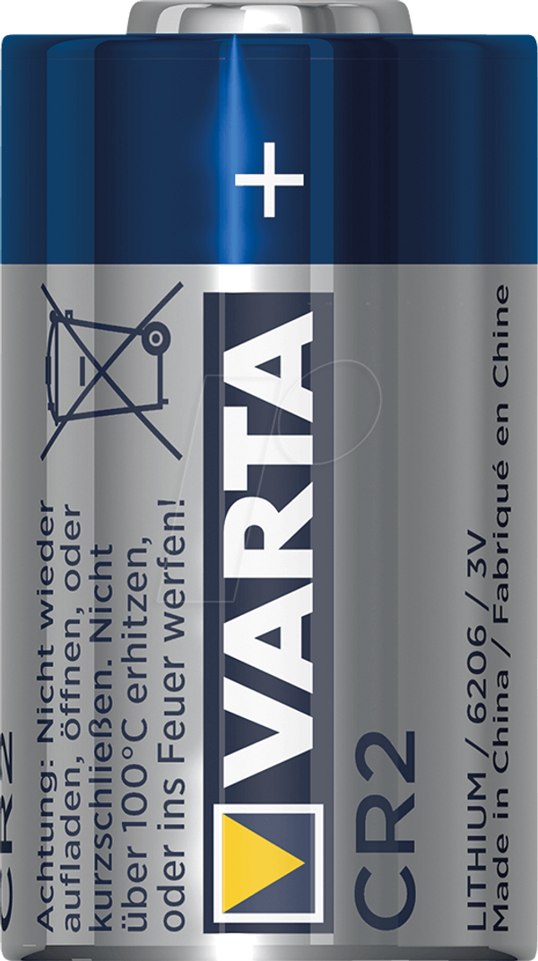VARTA Photo, 3 вольта, 920 мАг, 15.6x27.0mm