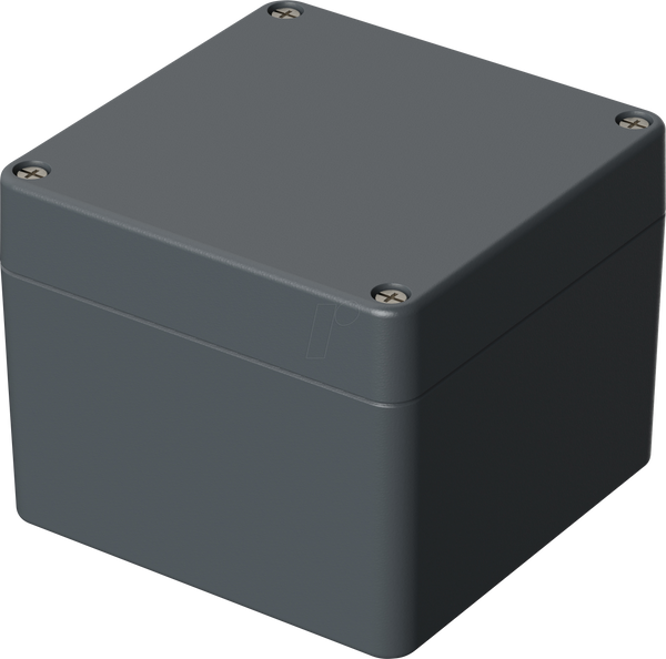 Alu enclosure,100x100x81mm,IP66