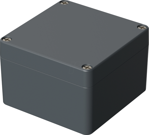 Alu enclosure,122x120x81mm,IP66
