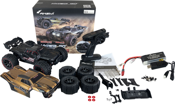 Радіокерований траґгі, Hyper GO, безщітковий, повний привід, 1:14, RTR