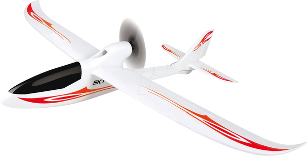 Радиоуправляемый самолет, SKYRUNNER V3 с гироскопом, 2,4 ГГц, готов к полету (RTF).