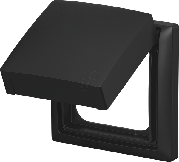 Рамка-кришка з відкидною кришкою, 1-канальна, IP44 Busch-balance® SI