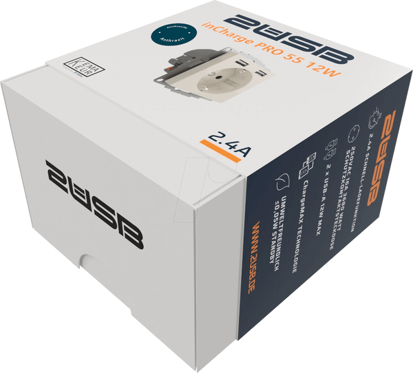 2USB inCharge PRO - Антрацит