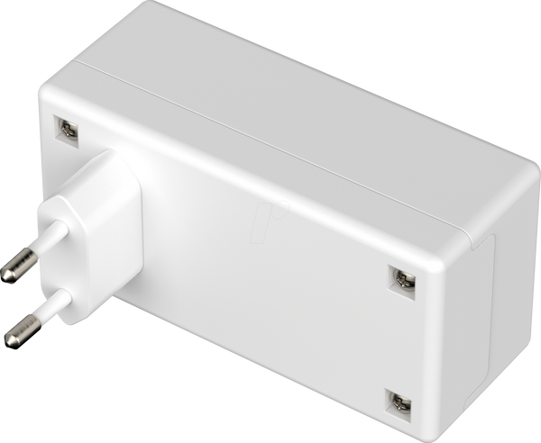 Корпус разъема с вилкой, белый, IP40