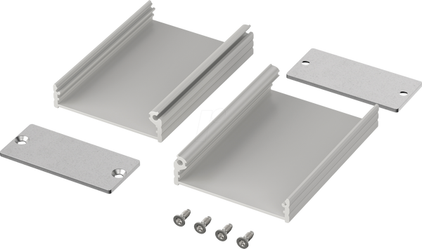 Filotec, алюмінієвий профіль, 55,3x80x24,4 мм, IP40