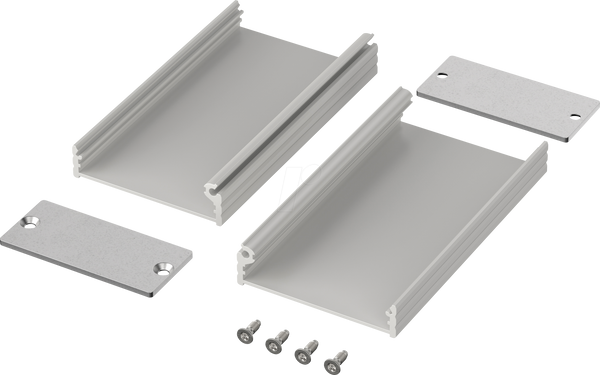 Filotec, алюмінієвий профіль, 55,3x100x24,4 мм, IP40