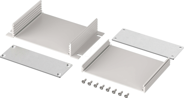 Filotec, алюмінієвий профіль, 105x80x36мм, IP40