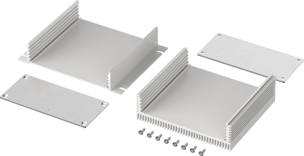 Filotec, алюмінієвий профіль, 105x100x48мм, IP40