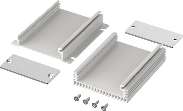 Filotec, алюмінієвий профіль, 55,3x80x24,4 мм, IP40