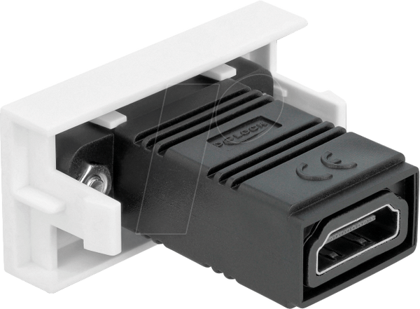 HDMI-модуль Easy 45, прямой, 22,5 x 45 мм.