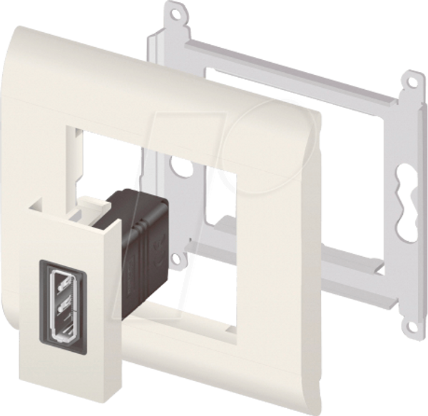 Модуль DisplayPort Easy 45, прямой, 22,5 x 45 мм.