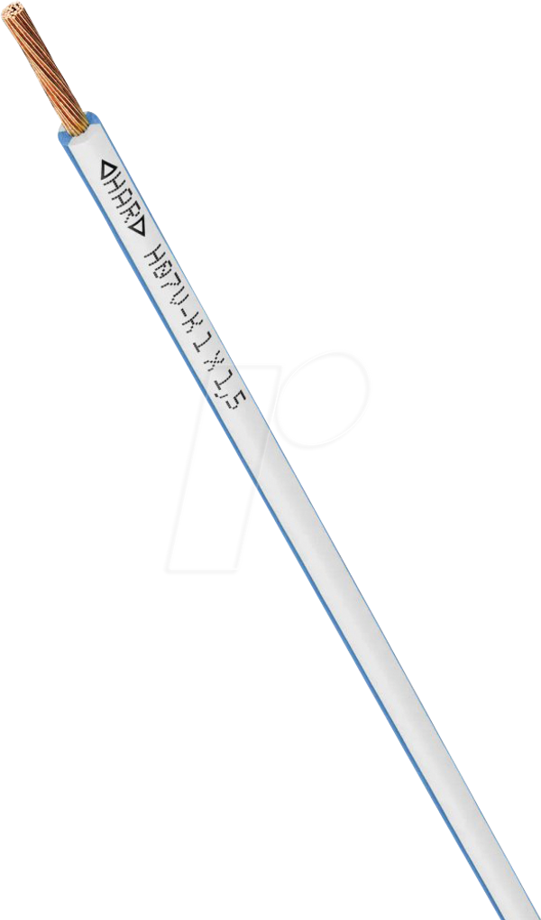 Дріт-перемичка X07V-K, 1,5 мм², 100 м, синьо-білий