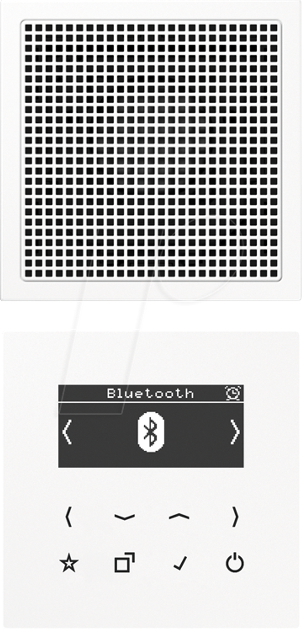 Розумне радіо DAB+ Bluetooth, моно, альпійський білий
