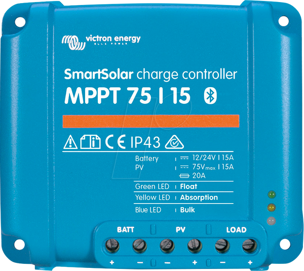 Контролер сонячного заряду, MPPT 75/15