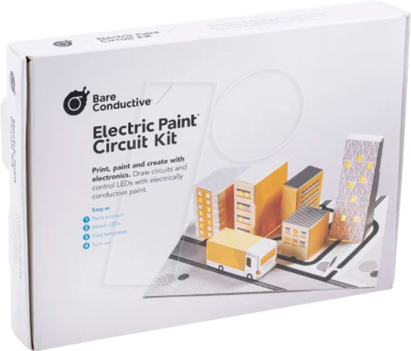 Комплект для розробки аналогових матеріалів з голою провідністю Electric Paint