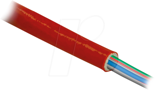 Рукав огнестойкий, с силиконовым покрытием, 2 м x 10 мм, красный