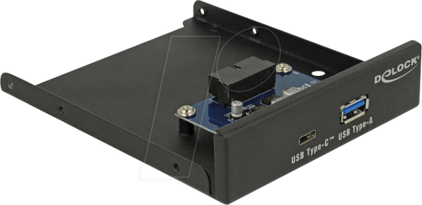 Delock 3,5-дюймовий USB 3.0 передня панель USB Type-C, USB Type-A