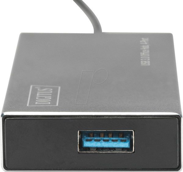 DIGITUS USB 3.0 4-портовий кабельний хаб, 100 см