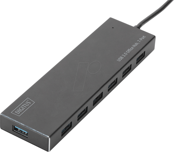 DIGITUS USB 3.0 7-портовий кабельний хаб, 100 см