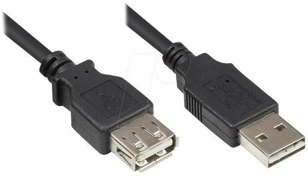USB 2.0 EASY чоловічий A > жіночий A, 3 м