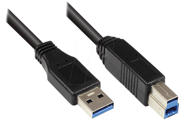 Кабель USB 3.0 чоловічий A > чоловічий B, 5 м