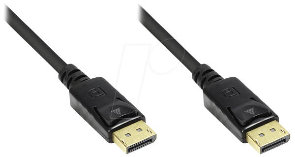 Кабель DisplayPort 1.2, шварц, 5 м