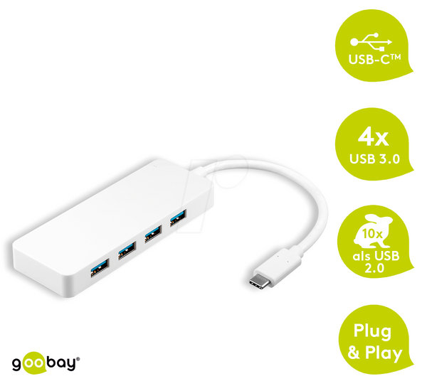Багатопортовий концентратор USB-C з мультипортовим адаптером
