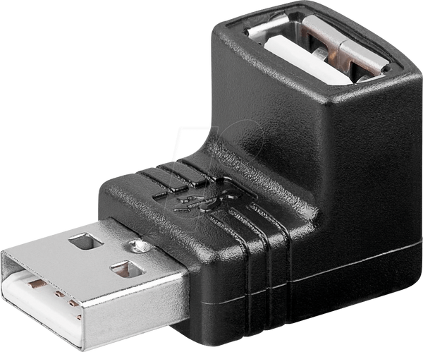 USB 2.0 адаптер, роз'єм A > гніздо A 90°
