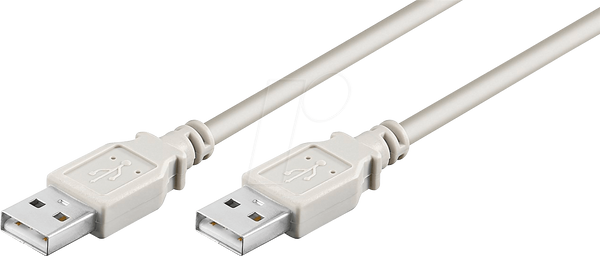 Кабель USB 2.0, штекер A — штекер A, 3 м