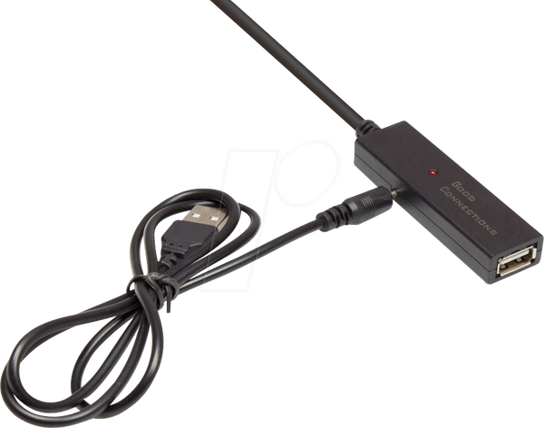 Активний подовжувач USB 2.0, A-вилка < A-розетка, CU, 20 м.