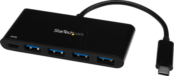 4-портовий концентратор USB 3.0 з блоком живлення