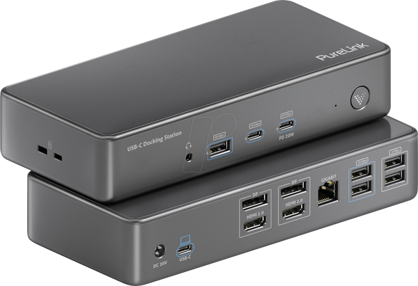 Портреплікатор/док-станція, USB-C, 14 портів