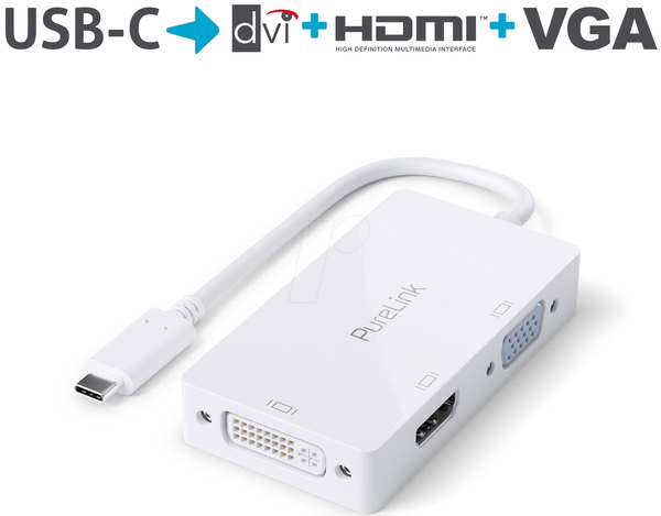 Перехідник USB-C на мультипортовий адаптер - iSeries 0,10 м