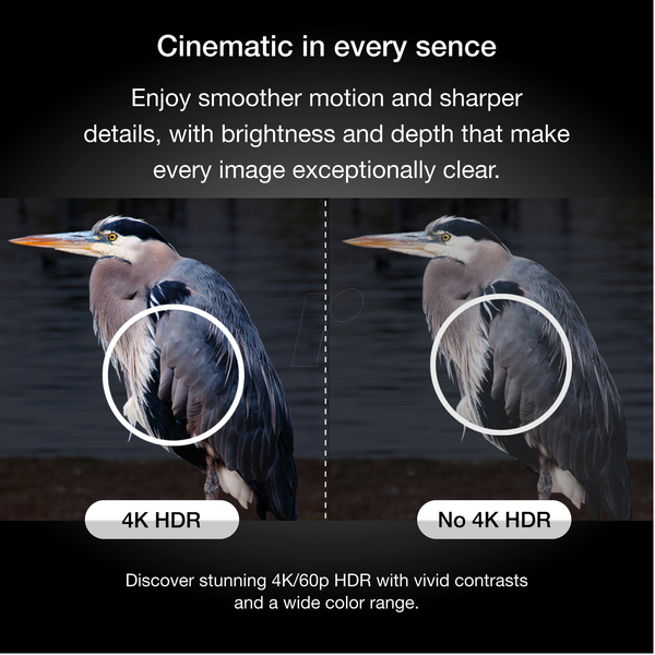 4K HDR беспроводной приемник дисплея