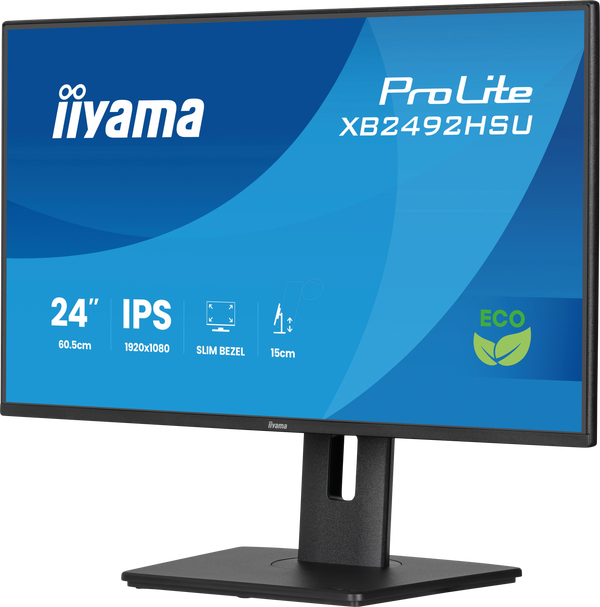 61-см монітор, USB, 1080p, поворотний, динаміки