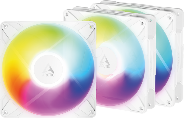 Вентилятор Arctic P14 Pro Reverse A-RGB White, упаковка з 3 шт.