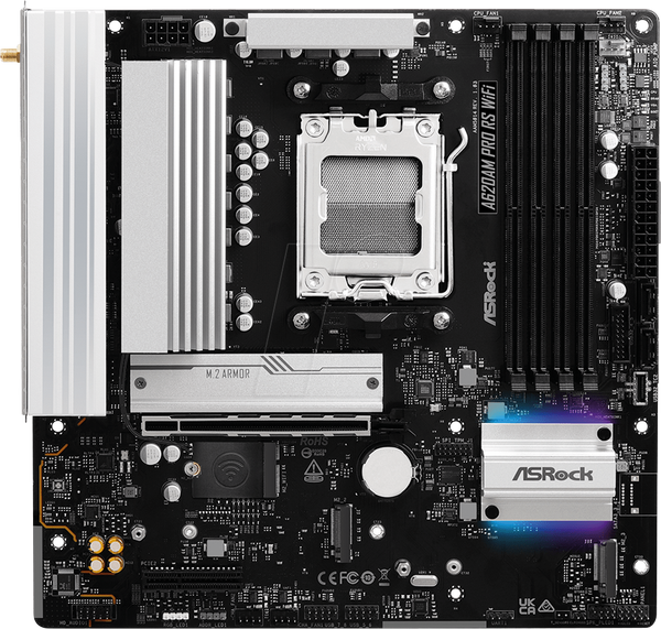 ASRock A620AM Pro RS Wi-Fi (AM5)