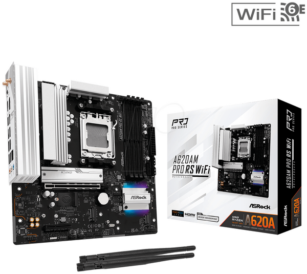 ASRock A620AM Pro RS Wi-Fi (AM5)