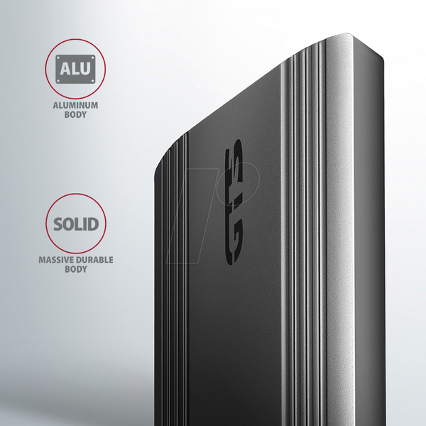 Корпус AXAGON EEM2-GTS2 M.2, NVMe и SATA, USB-C