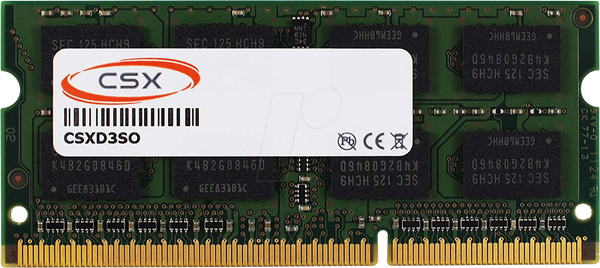 CSX 2 ГБ DDR3-1600 МГц SODIMM