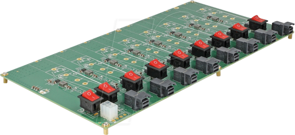 Тестова плата M.2 для 8 твердотільних накопичувачів M.2 NVMe Key M з роз'ємом SFF-8643
