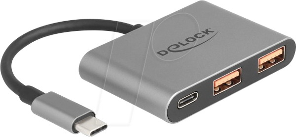 USB-хаб 10 Гбіт/с, 3 порти, 1 x USB-C, 2 x USB-A