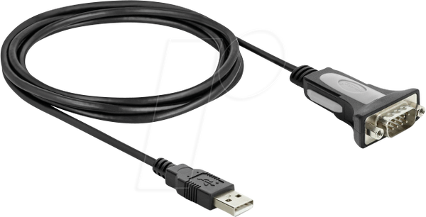 Перехідник USB 2.0 Type-A на 1 x послідовний RS-232 D-Sub 9-контактний штекер